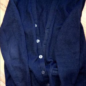 Navy blue cardigan